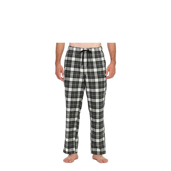 Men's Ultra-Soft Cozy Comfy Breathable Flannel Plaid Lounge Pajama Sleep Pants - Picture 13 of 16